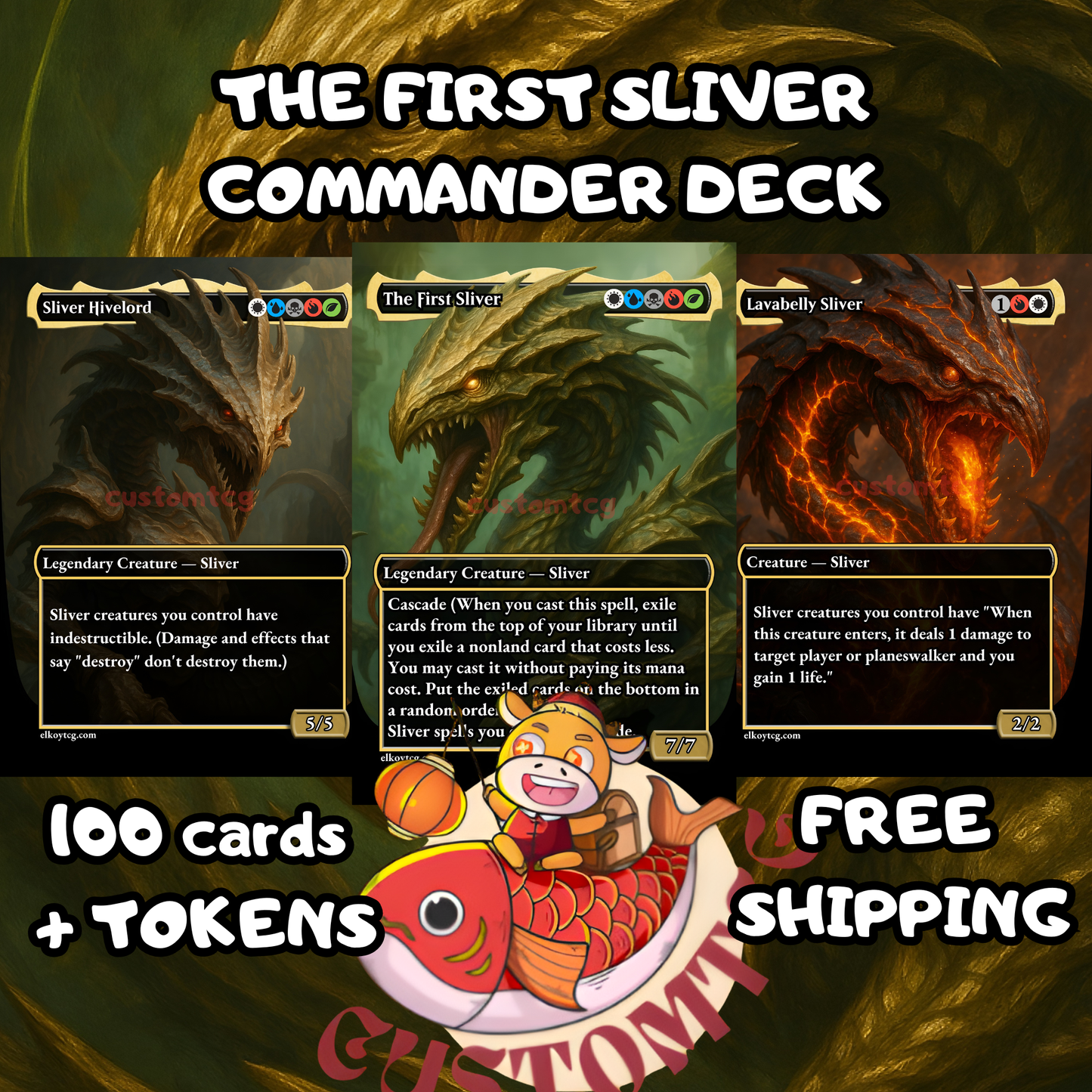 The First Sliver Custom Deck 🌟 - Bestseller 2024