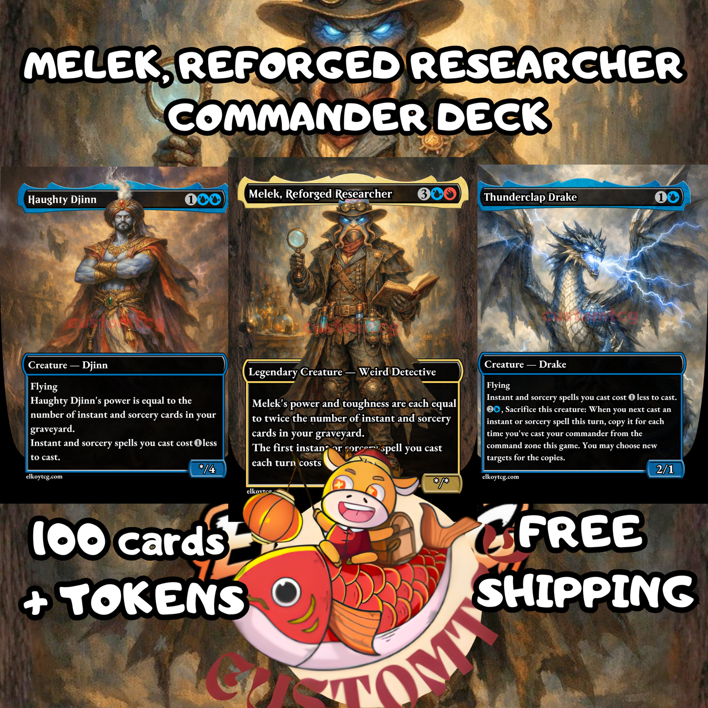 Melek, Reforged Researcher Custom Deck