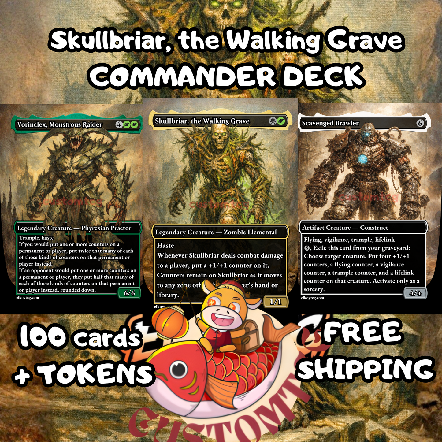 Skullbriar, the Walking Grave Custom Deck