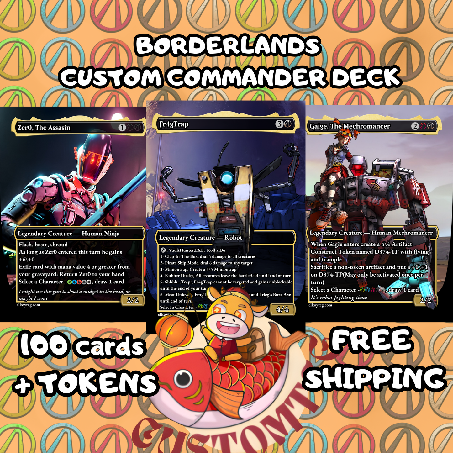 Borderlands Custom Deck