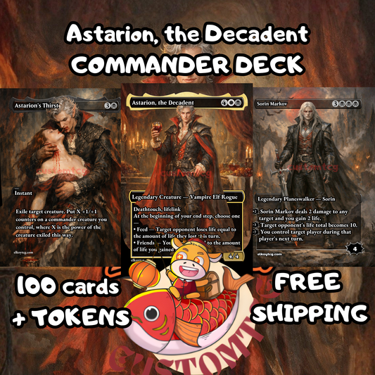 Astarion, the Decadent Custom Deck