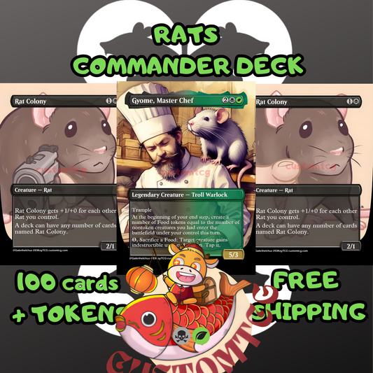 Gyome Custom Rats Deck