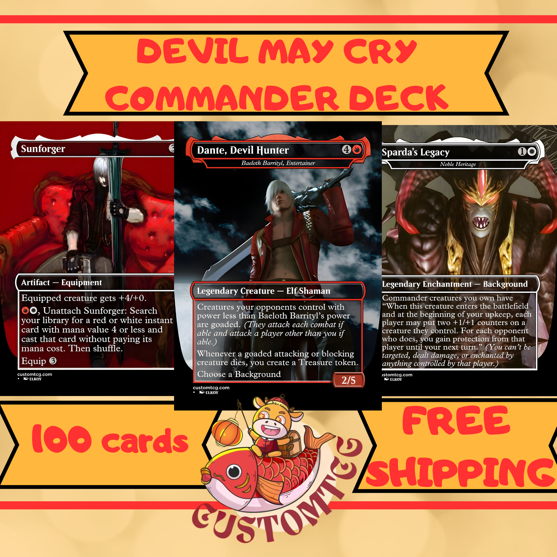 Devil May Cry Custom Deck – ElkoyTCG