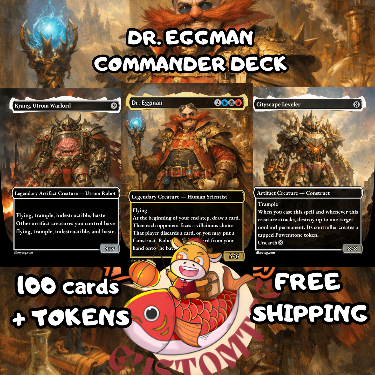 Dr. Eggman Custom Deck