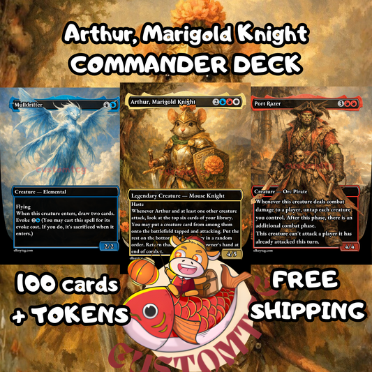 Arthur, Marigold Knight Jeskai Custom Deck