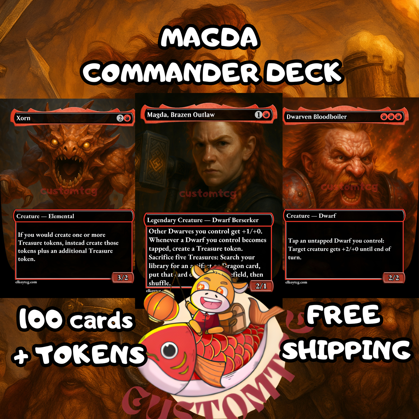 Magda, Brazen Outlaw Custom Deck 🏹🛡️