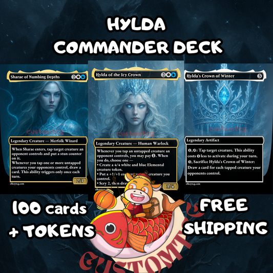 Hylda of the Icy Crown – Frost-Lock Custom Deck