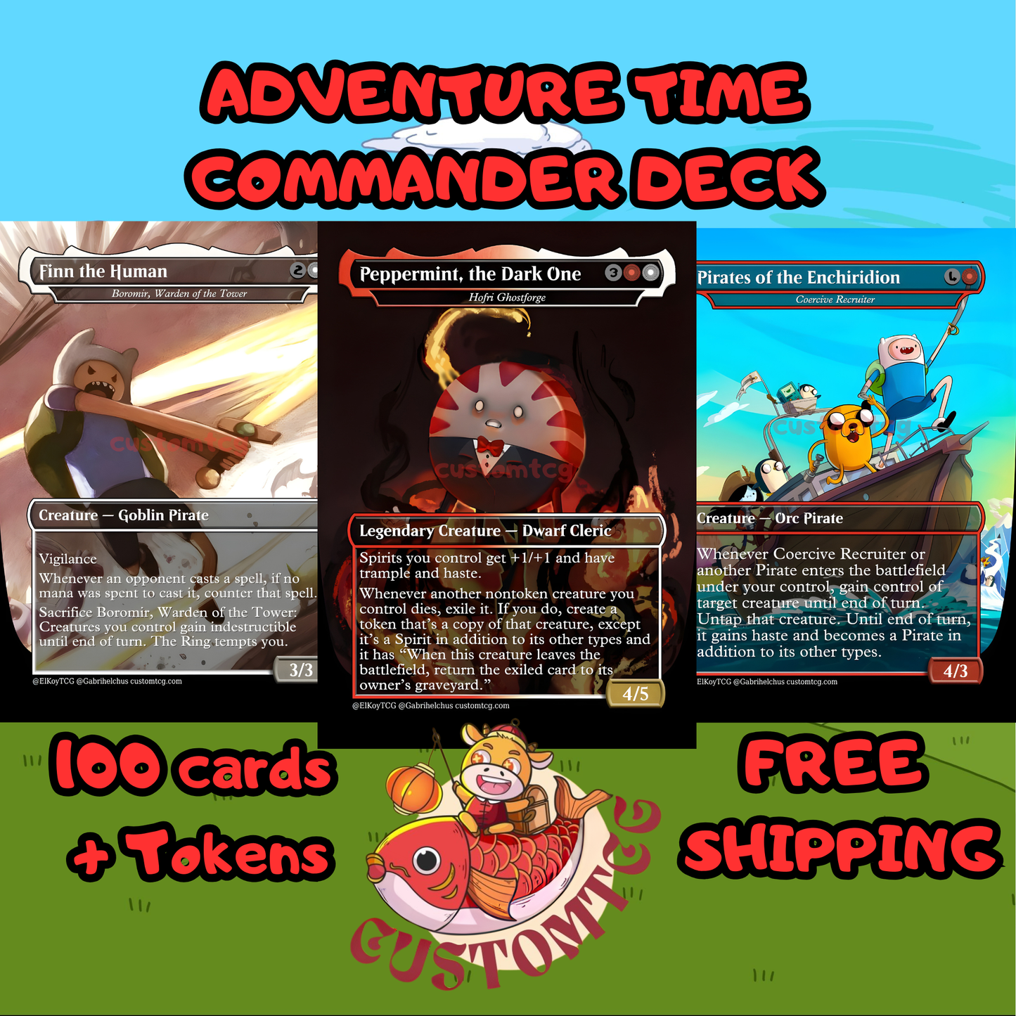 Adventure Time Custom Deck