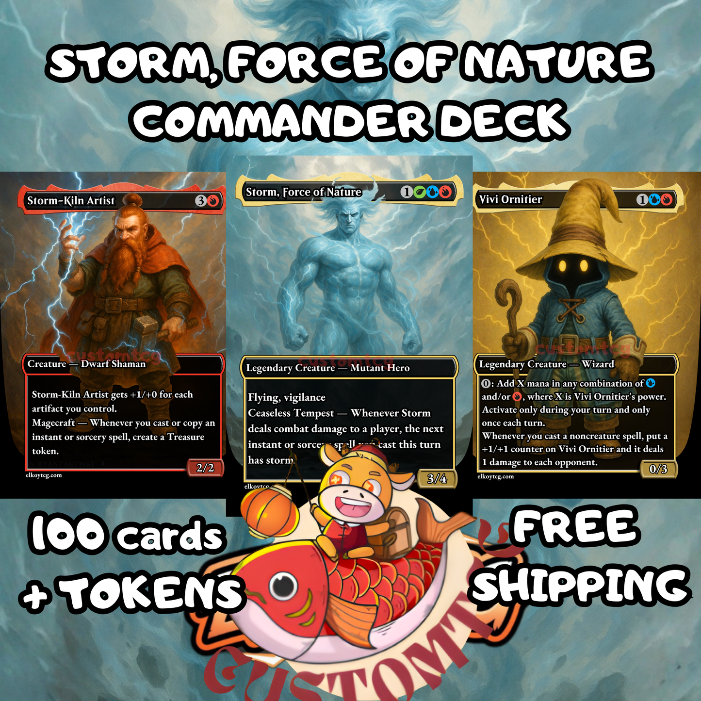 Storm, Force of Nature – Custom Deck