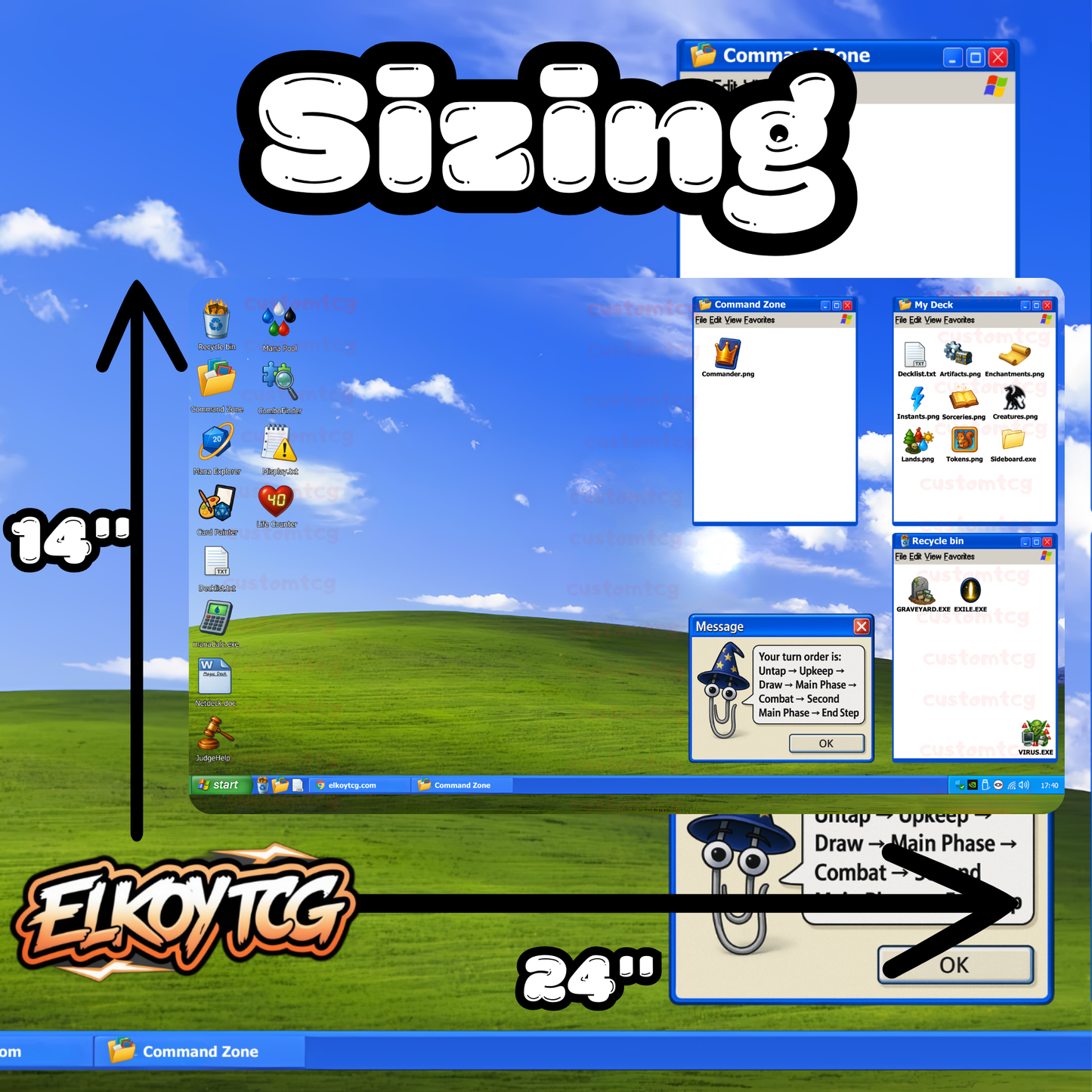 Windows XP Playmat Drop 1.2