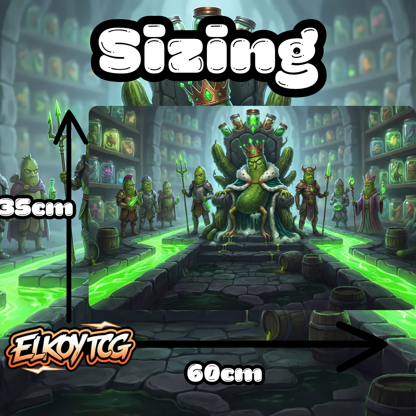 Pickle Throne Commander Playmat - Drop 2.1