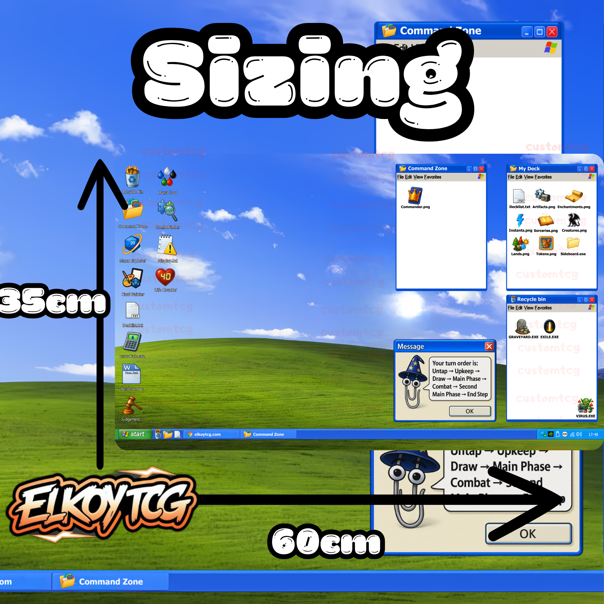 Windows XP Playmat Drop 1.2