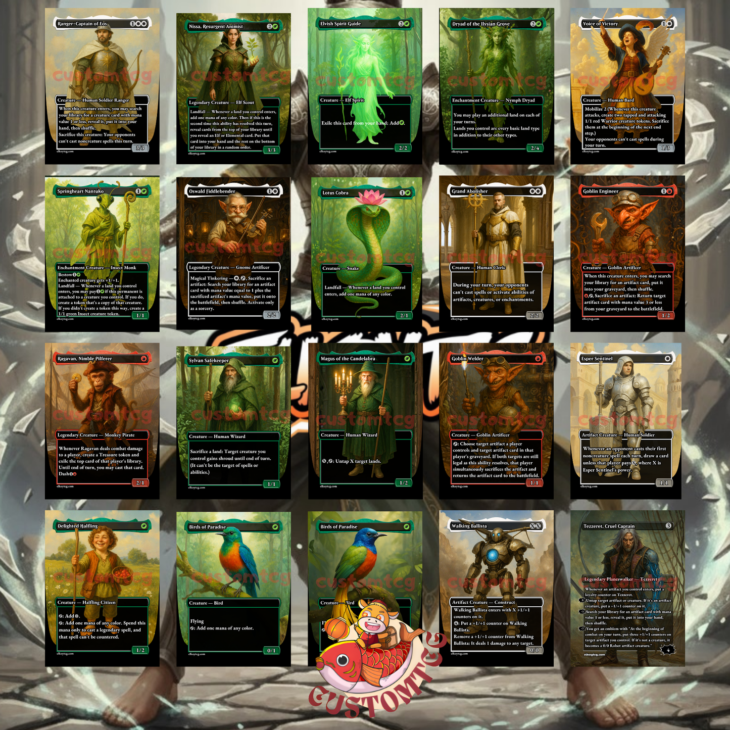 Toph, the First Metalbender Custom Deck