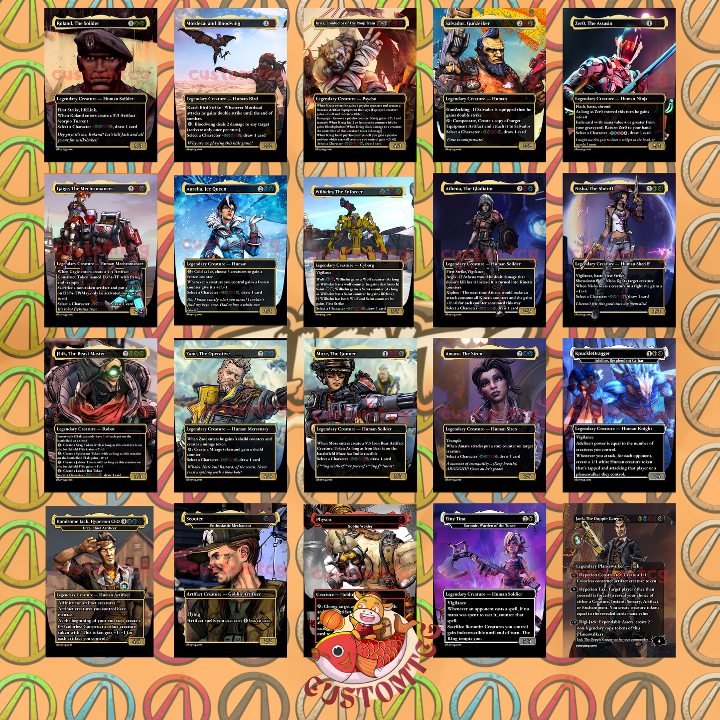 Borderlands Custom Deck