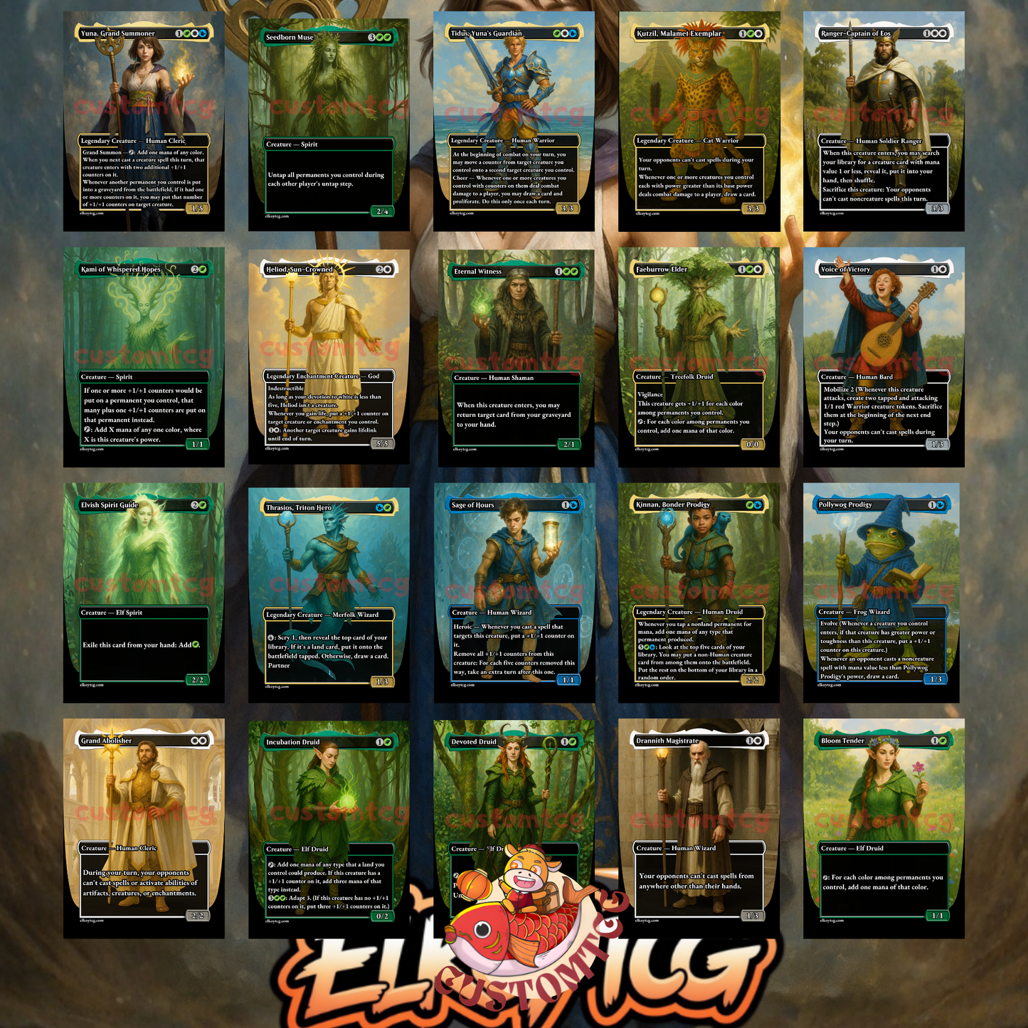 ✨ Yuna, Grand Summoner — Custom Deck