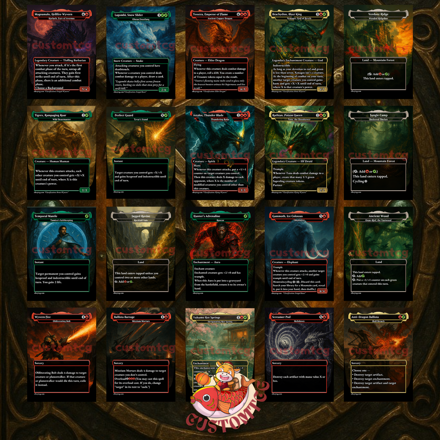 Monster Hunter - Halana & Alena Custom Deck