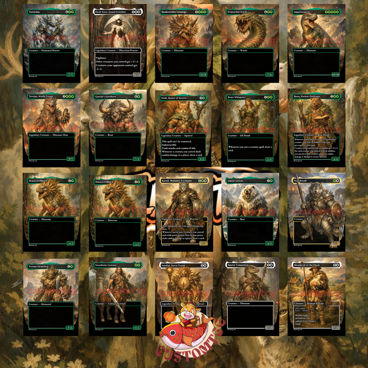 Jasmine Boreal of the Seven Custom Deck