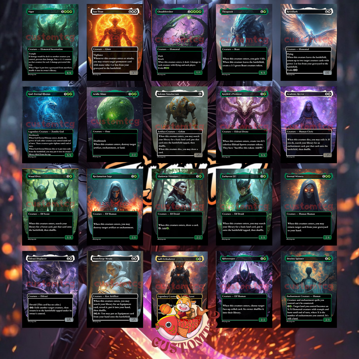 Nazahn, Revered Bladesmith Custom Deck
