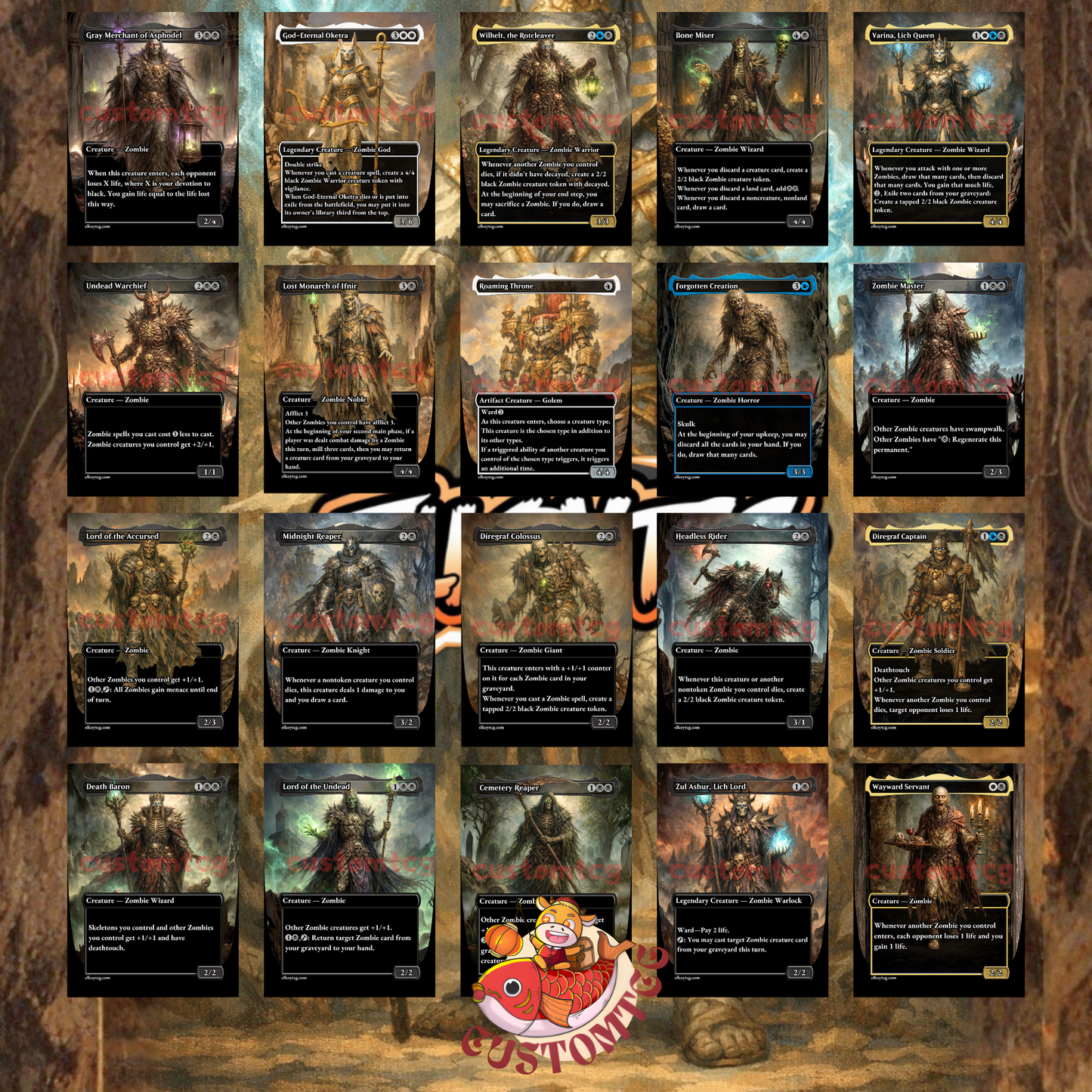 Temmet, Naktamun’s Will – Custom Deck (100 Cards + Bonus Tokens) 🔥
