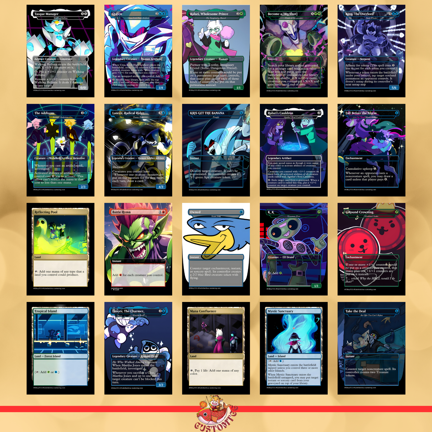 Deltarune Custom Deck