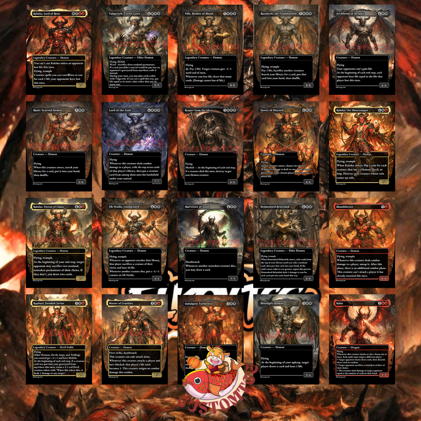Rakdos, Lord of Riots Custom Deck