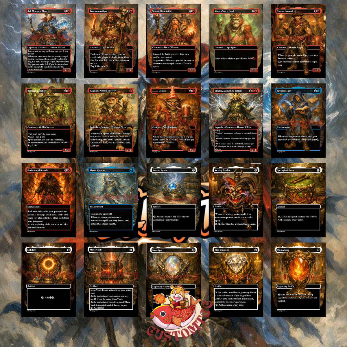 Ral, Monsoon Mage — Izzet Spellslinger Storm Custom Deck