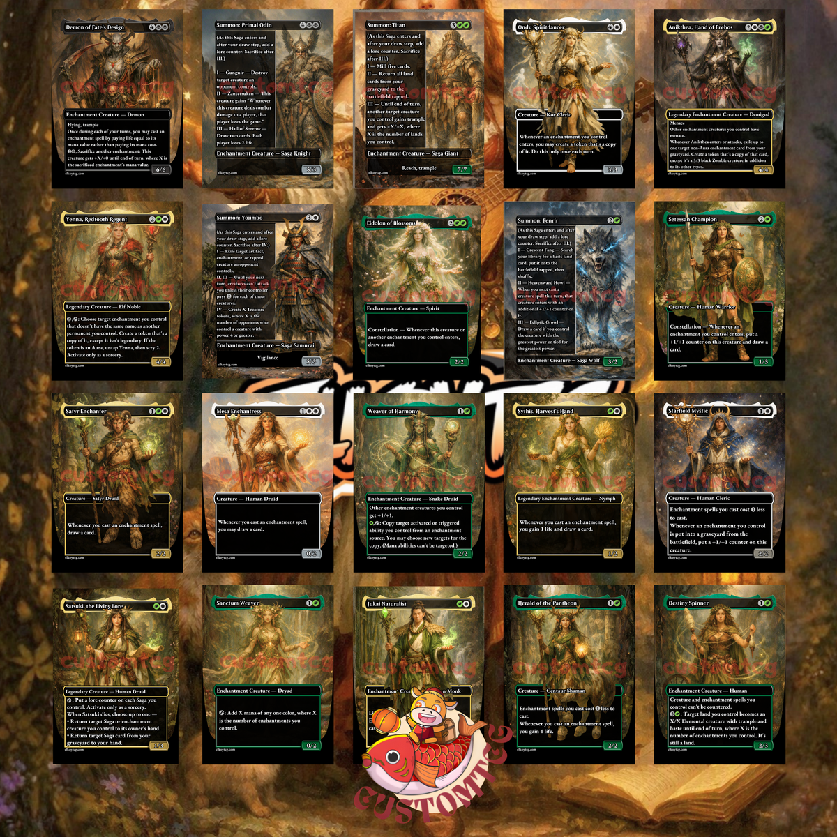 Narci, Fable Singer Custom Deck