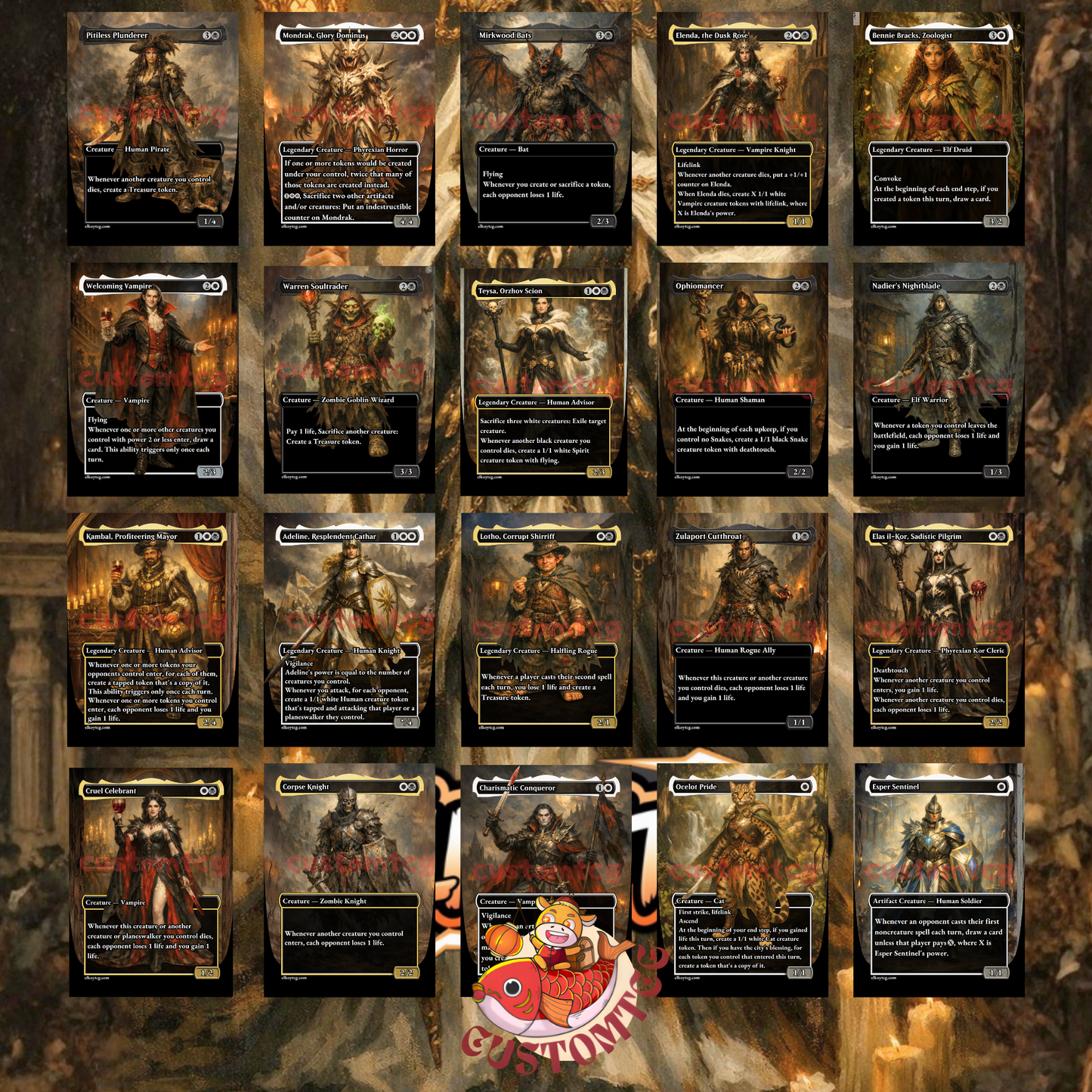 Thalisse, Reverent Medium Custom Deck