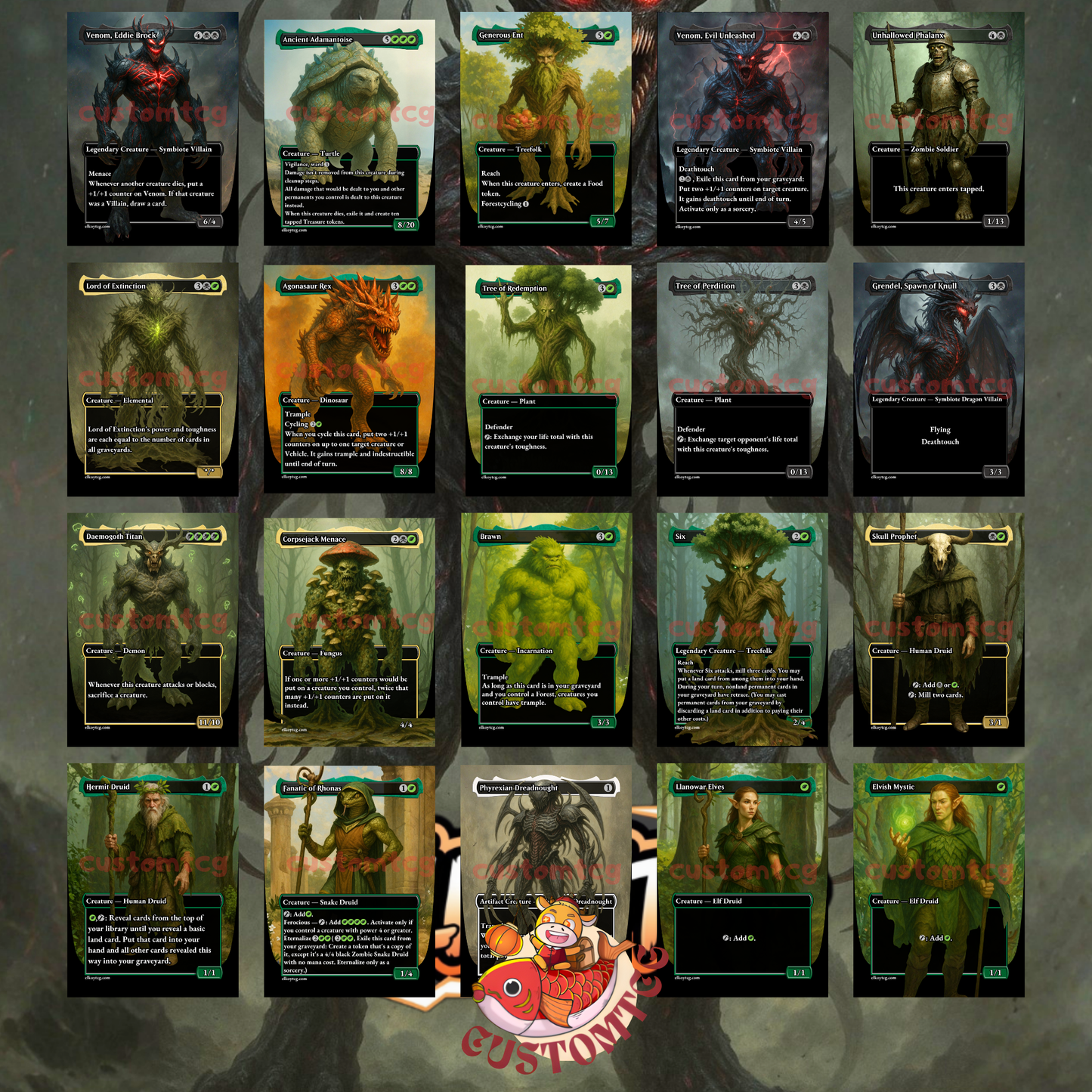 Venom, Deadly Devourer – Custom Deck (100 Cards + Tokens)