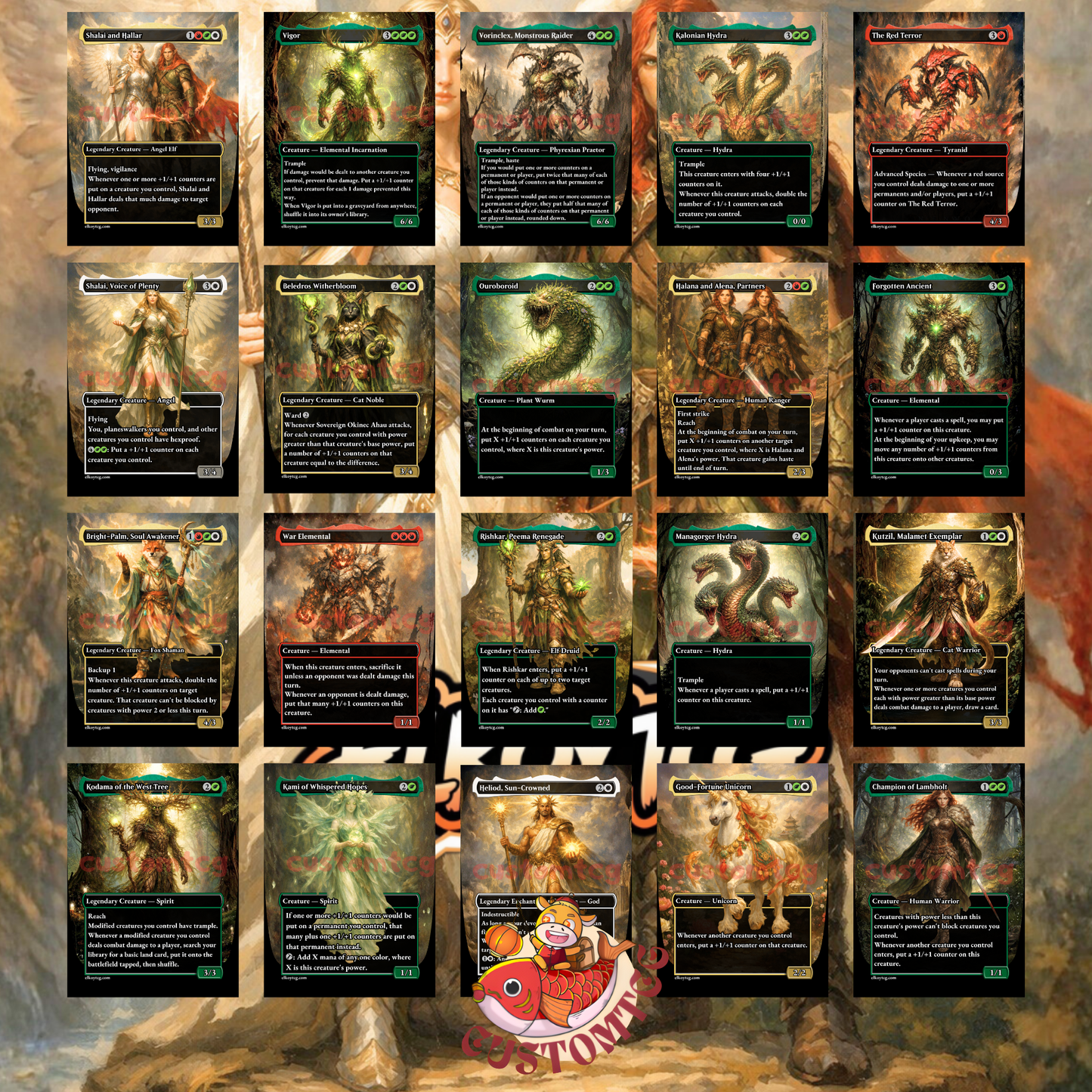 Shalai and Hallar Custom Deck