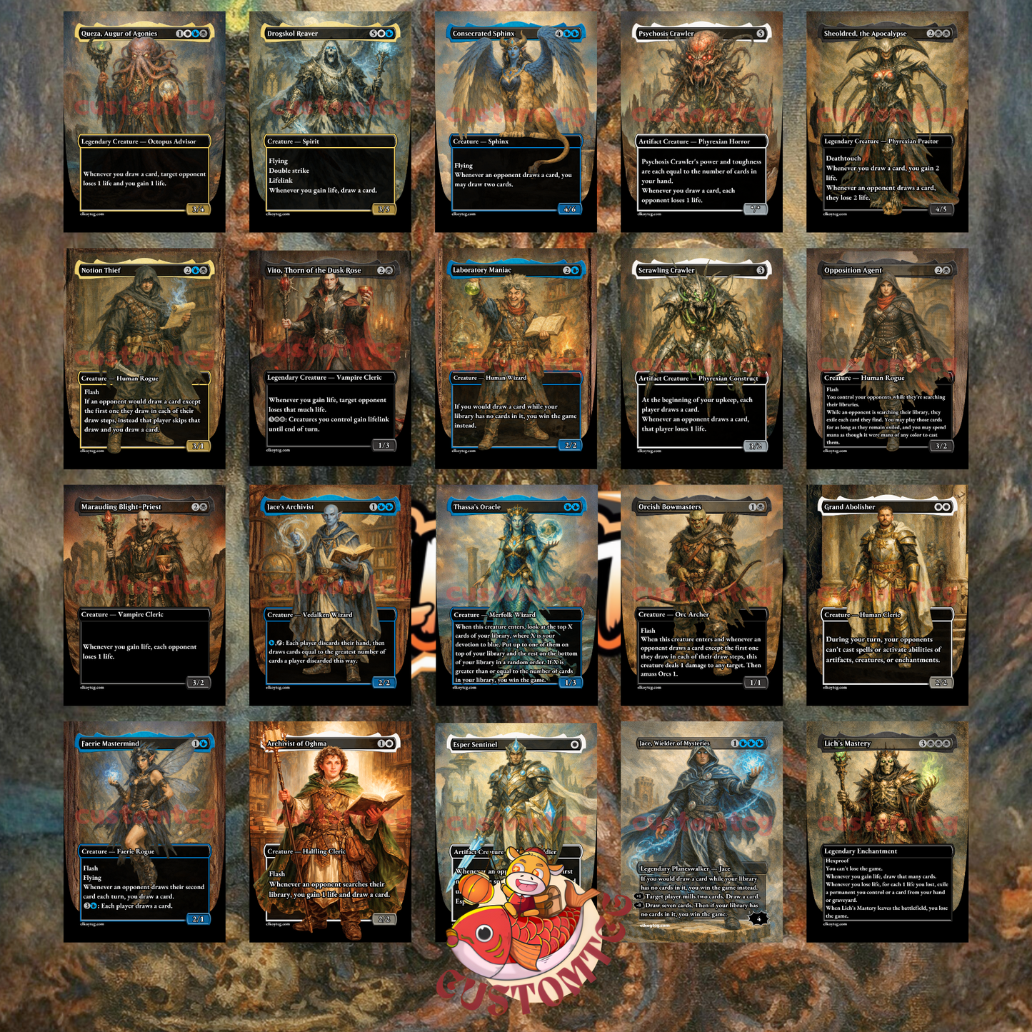 Queza, Augur of Agonies Custom Deck