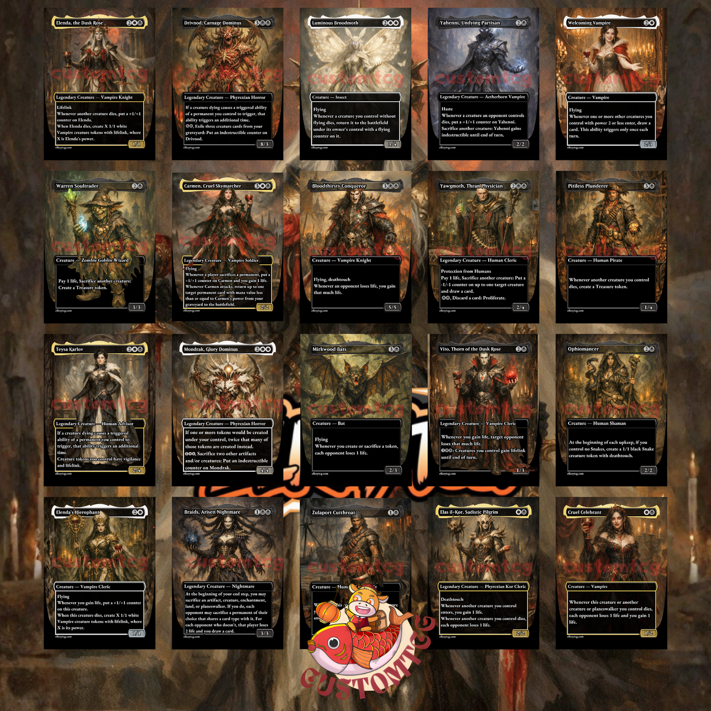 Elenda, the Dusk Rose Custom Deck (Orzhov Aristocrats)