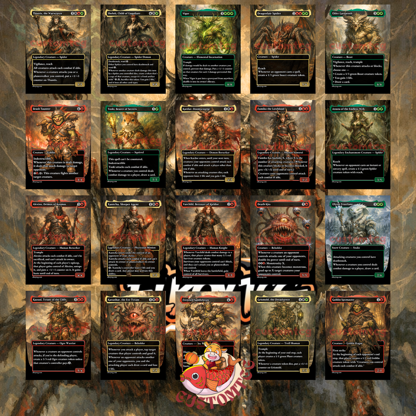 Thantis, the Warweaver Custom Deck