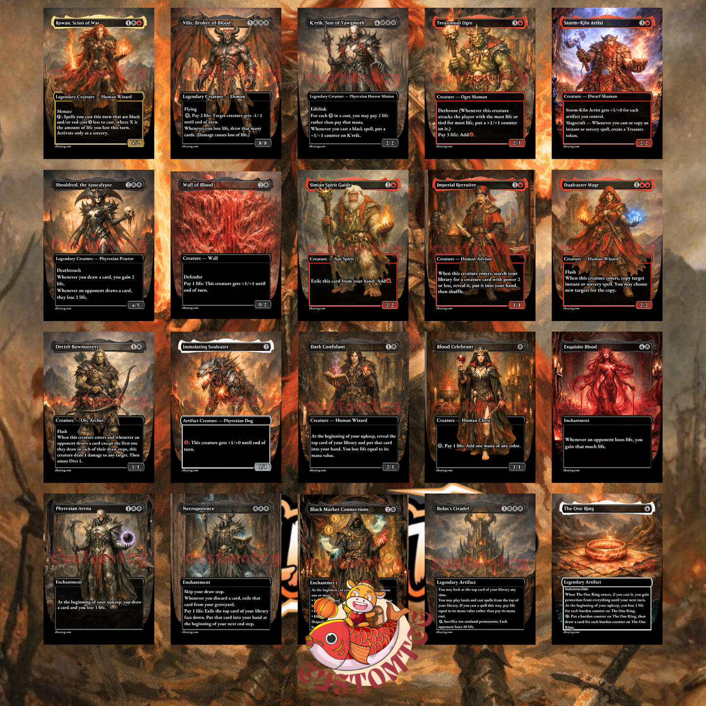 Rowan, Scion of War Custom Deck