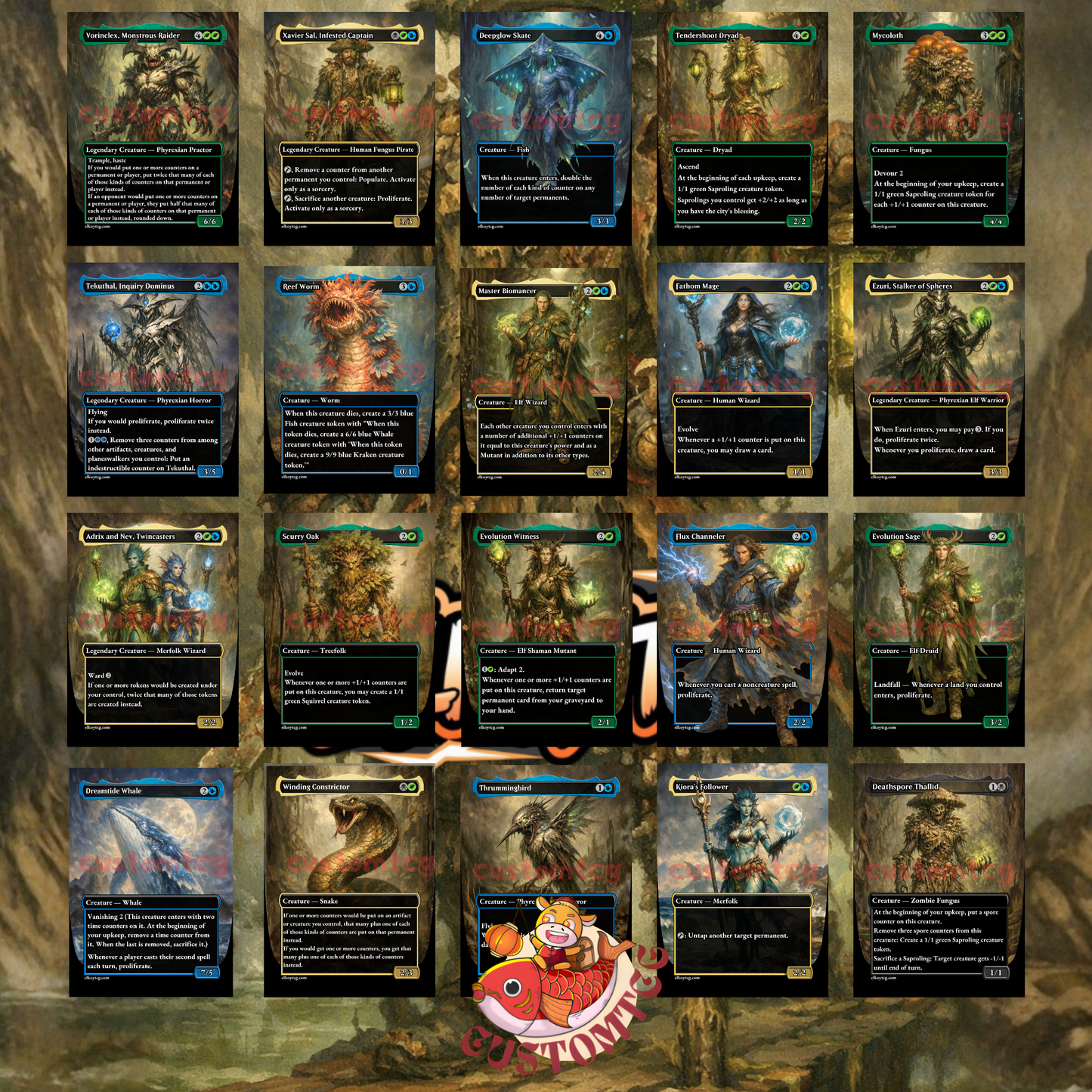 Xavier Sal, Infested Captain Custom Deck