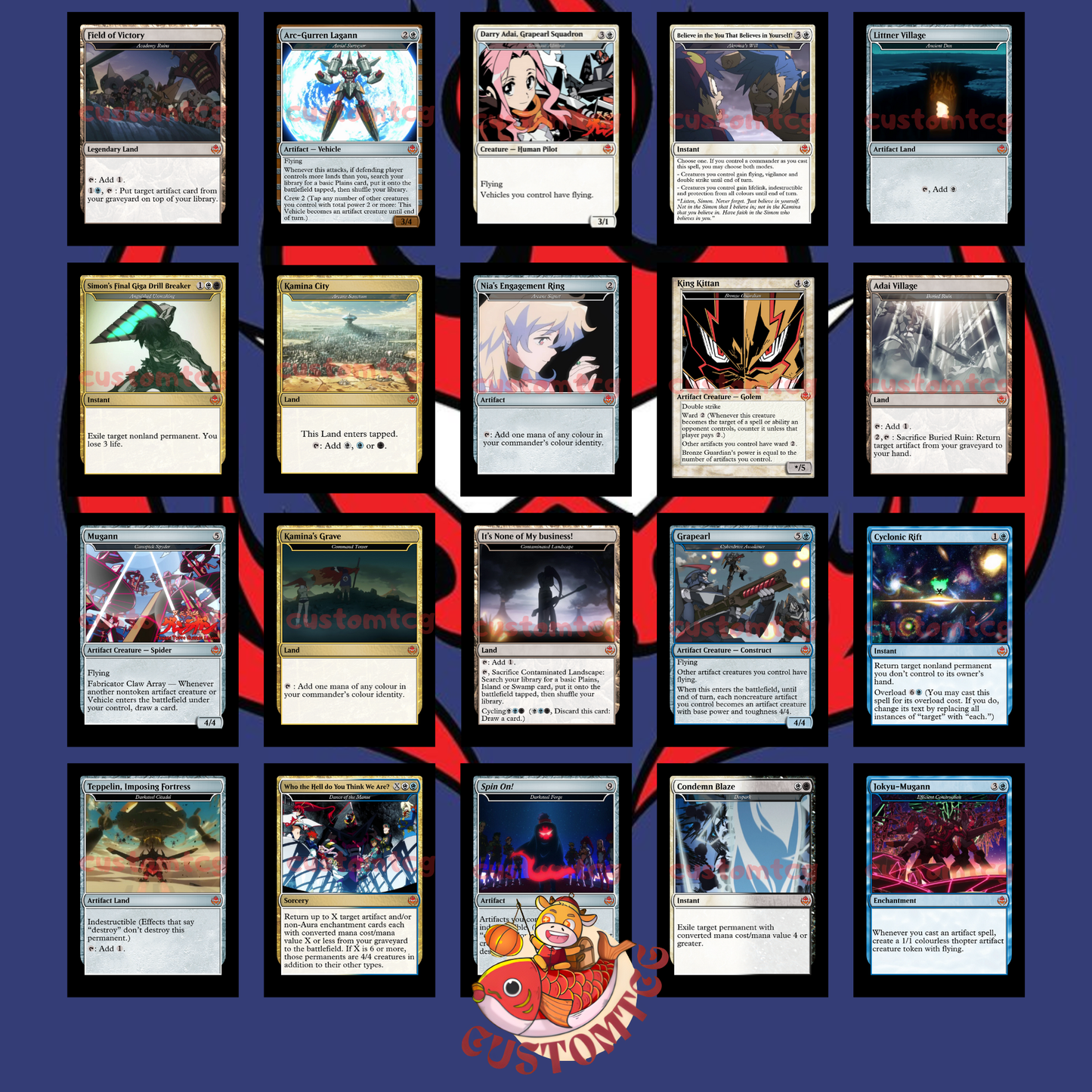 Gurren Lagann Custom Deck