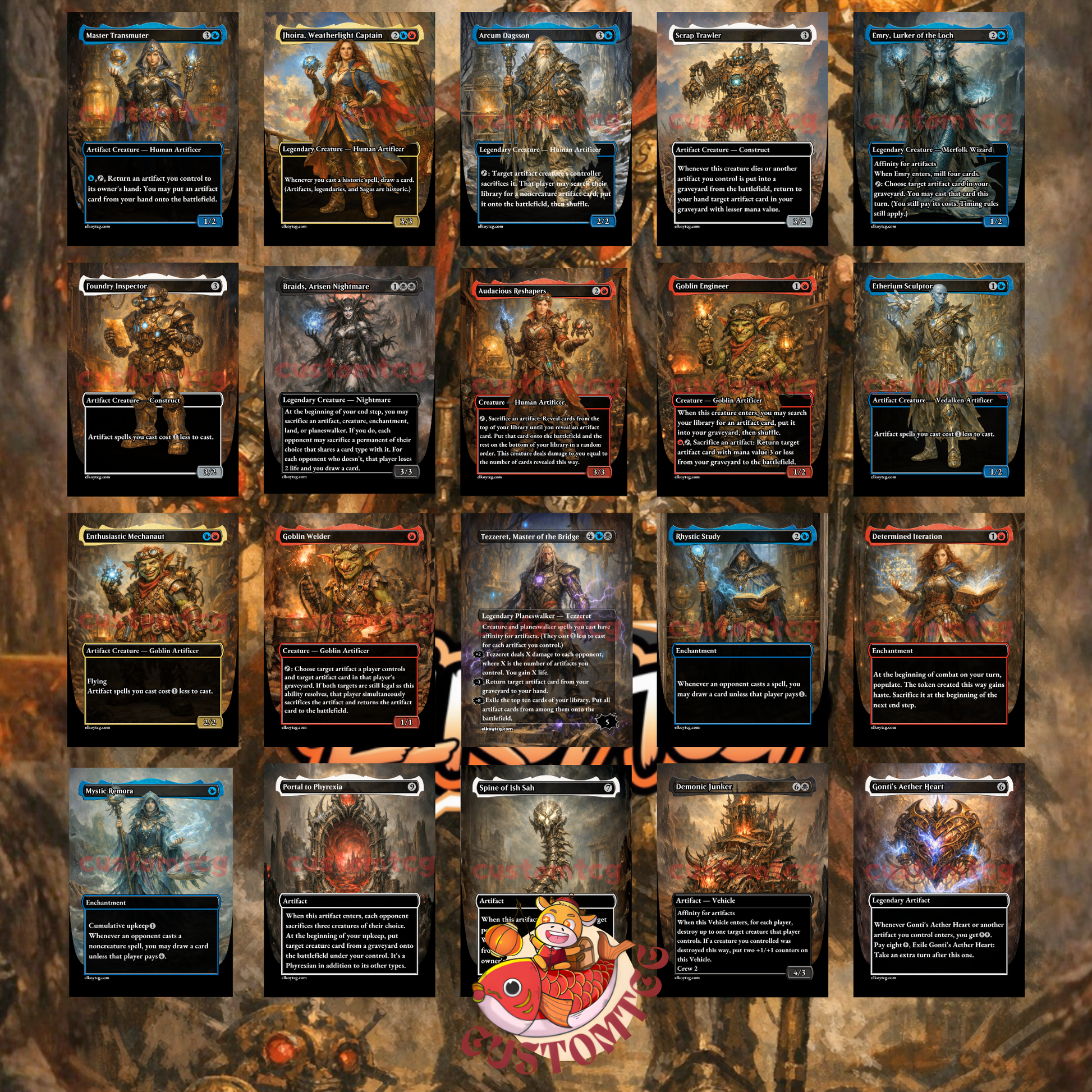 Mishra, Eminent One Custom Mtg Commander Deck ElkoyTCG Mishra, Eminent One Custom Mtg Commander Deck ElkoyTCG