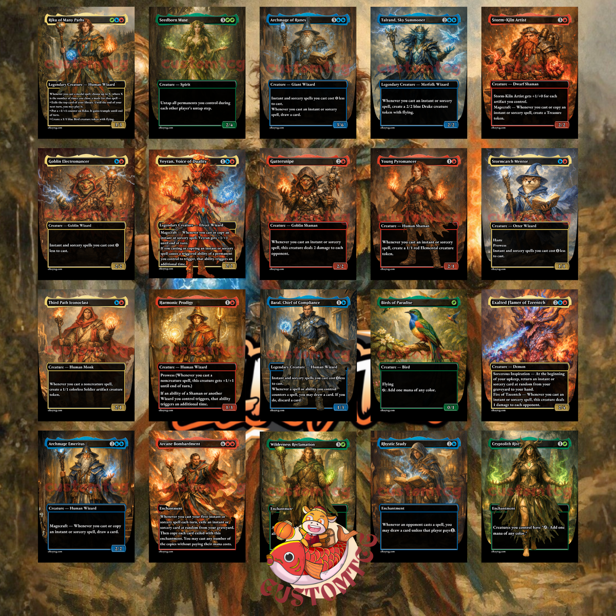 RIKU OF MANY PATHS — Temur Spellslinger Custom Deck