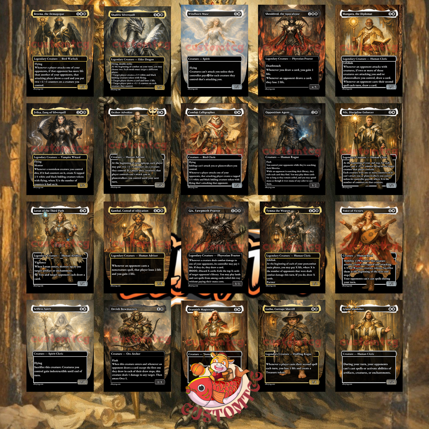 Breena, the Demagogue Custom Deck