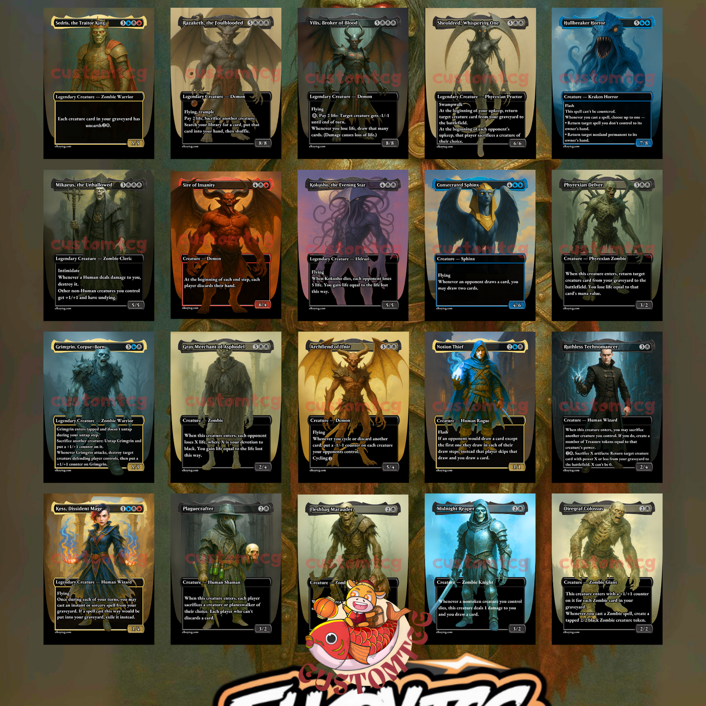 Sedris, the Traitor King – Custom Commander Deck (100 Cards + Tokens)