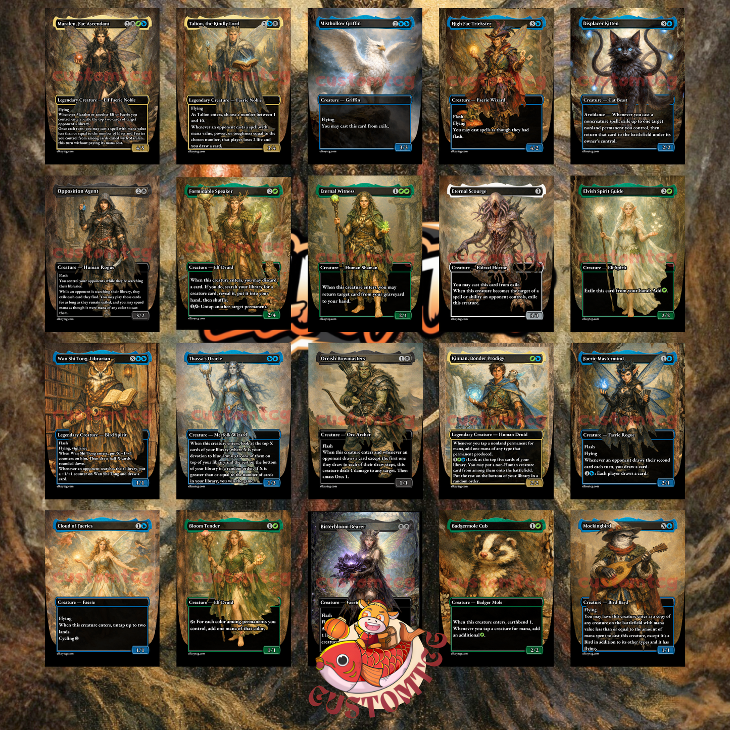 Maralen, Fae Ascendant Custom Deck