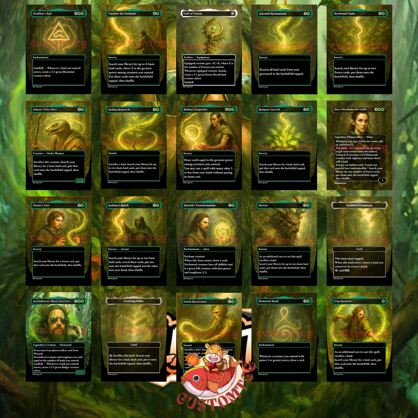 Greensleeves, Maro-Sorcerer Custom  Deck