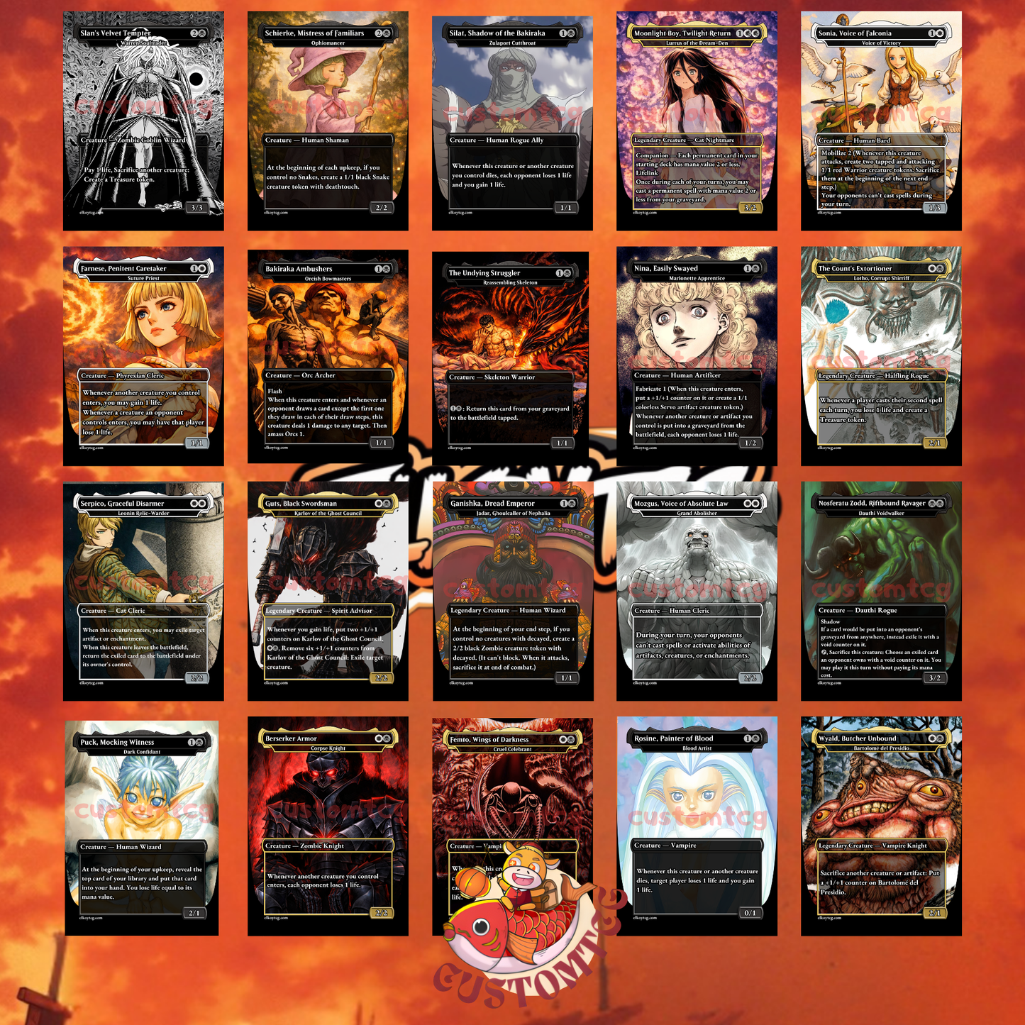Berserk V4 Custom Deck – Manga Colored Style