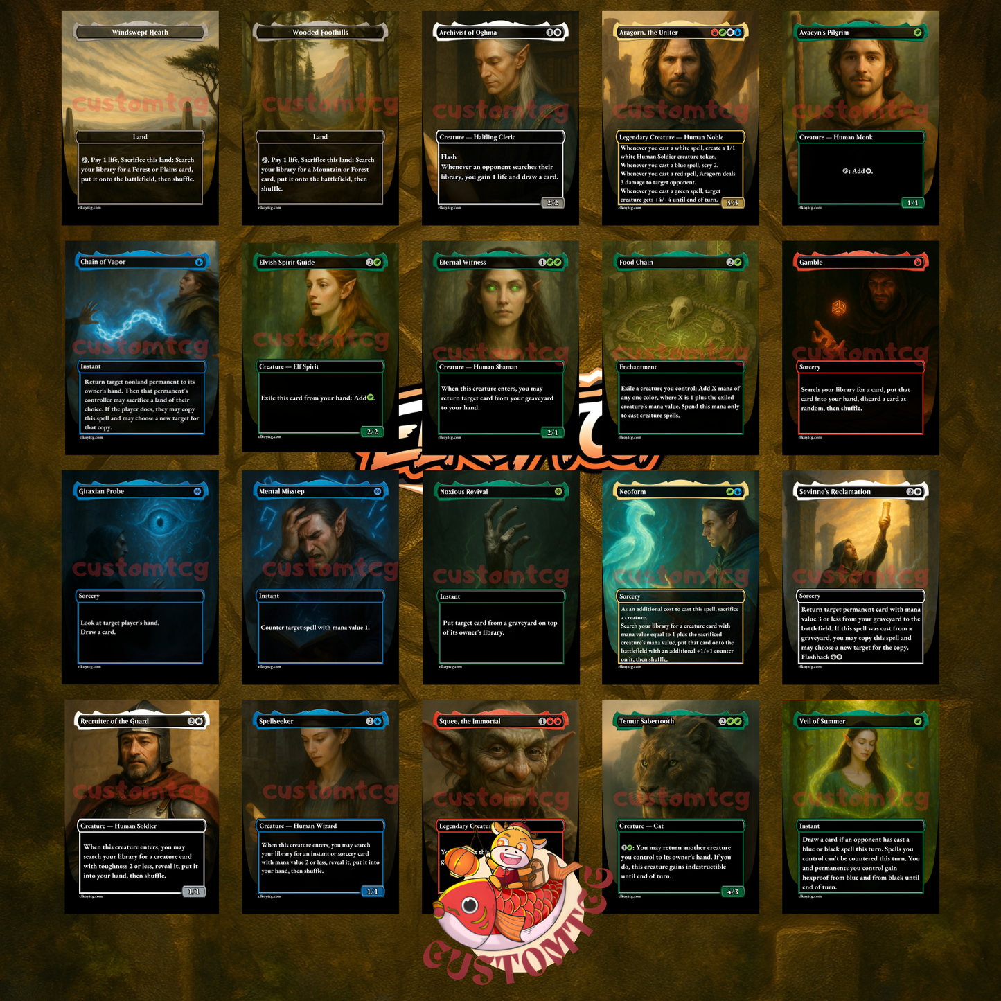 Aragorn, the Uniter – Custom Deck (TOP 14 CHALLENGE DECK!)