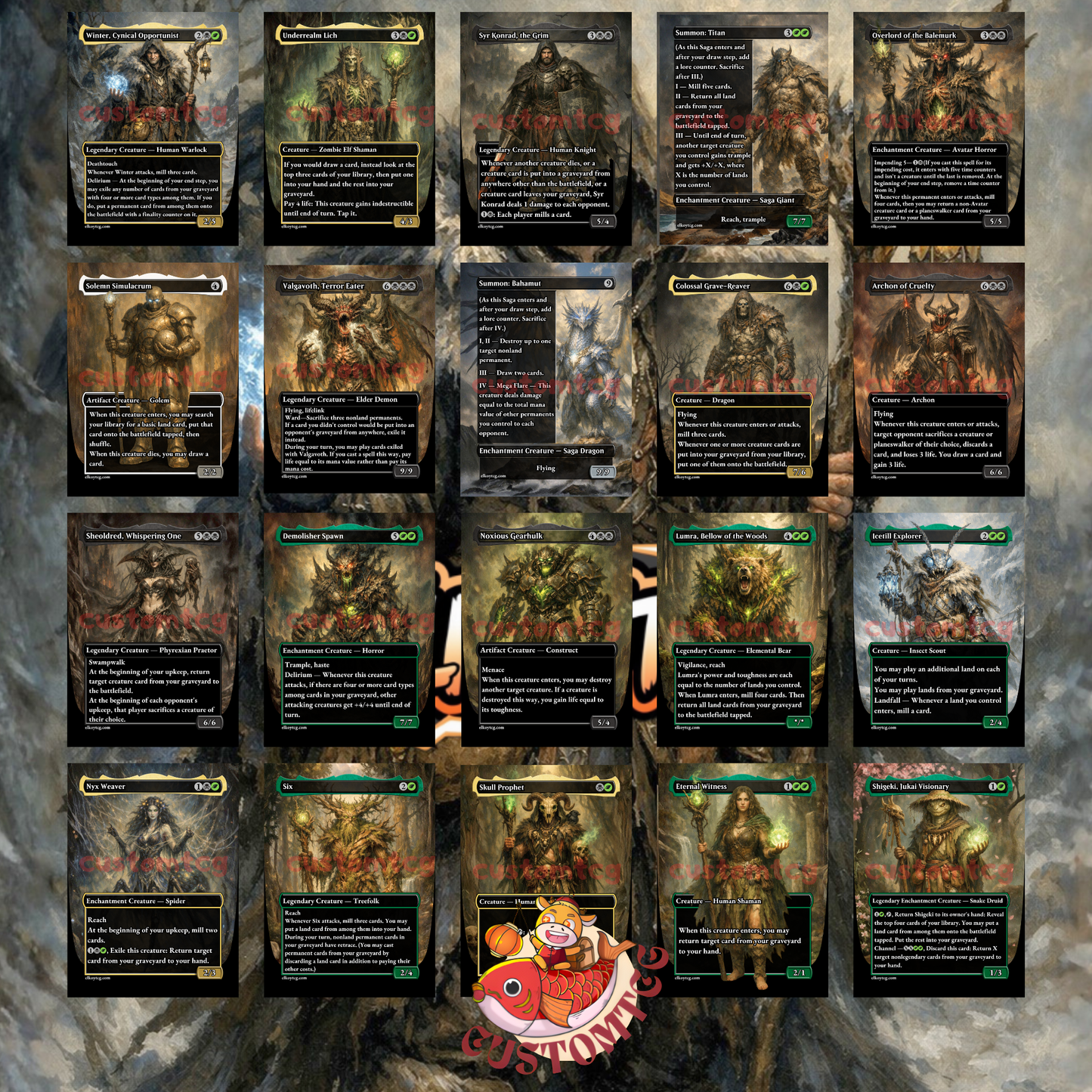 Winter, Cynical Opportunist Custom Deck