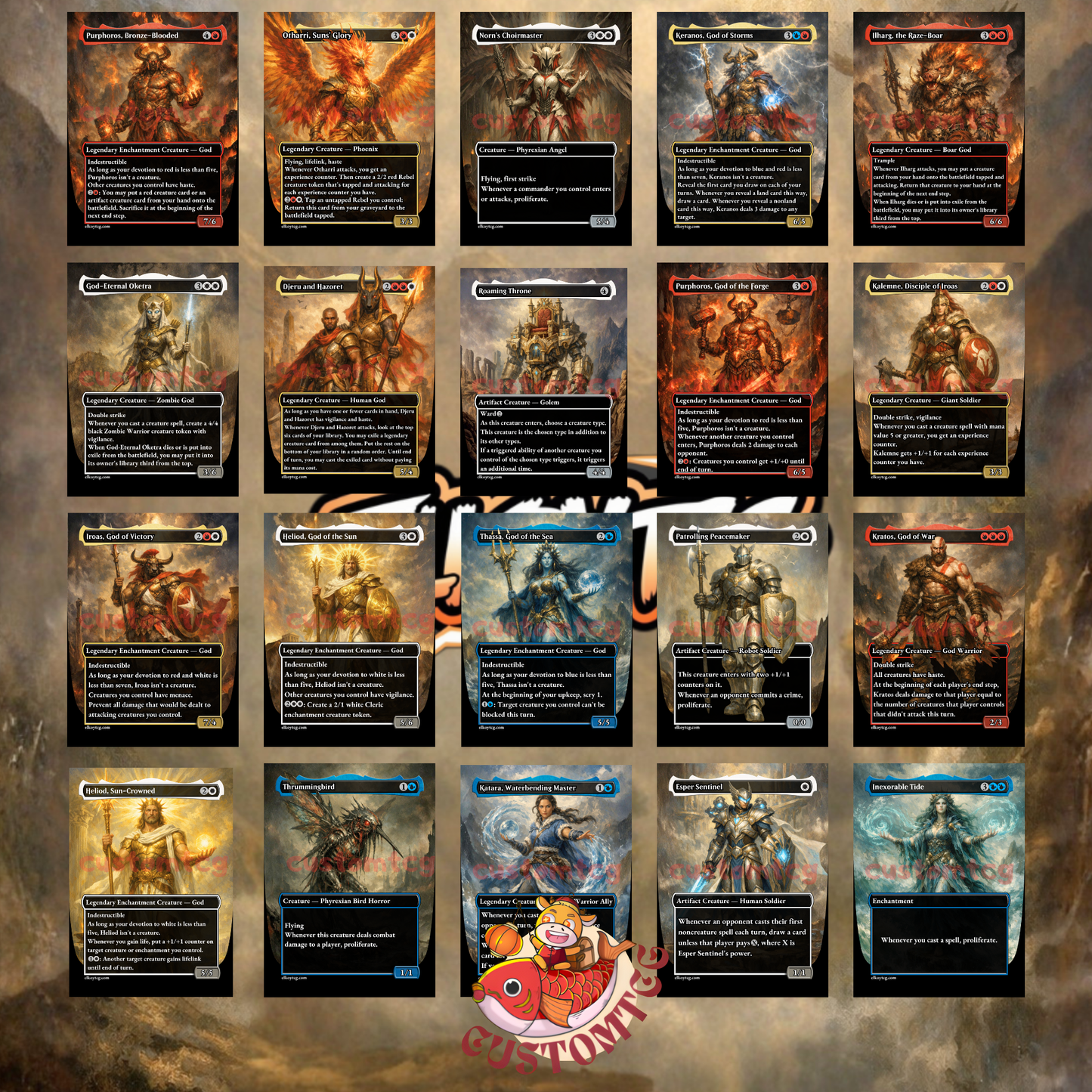 Atreus, Impulsive Son and Kratos Custom Deck