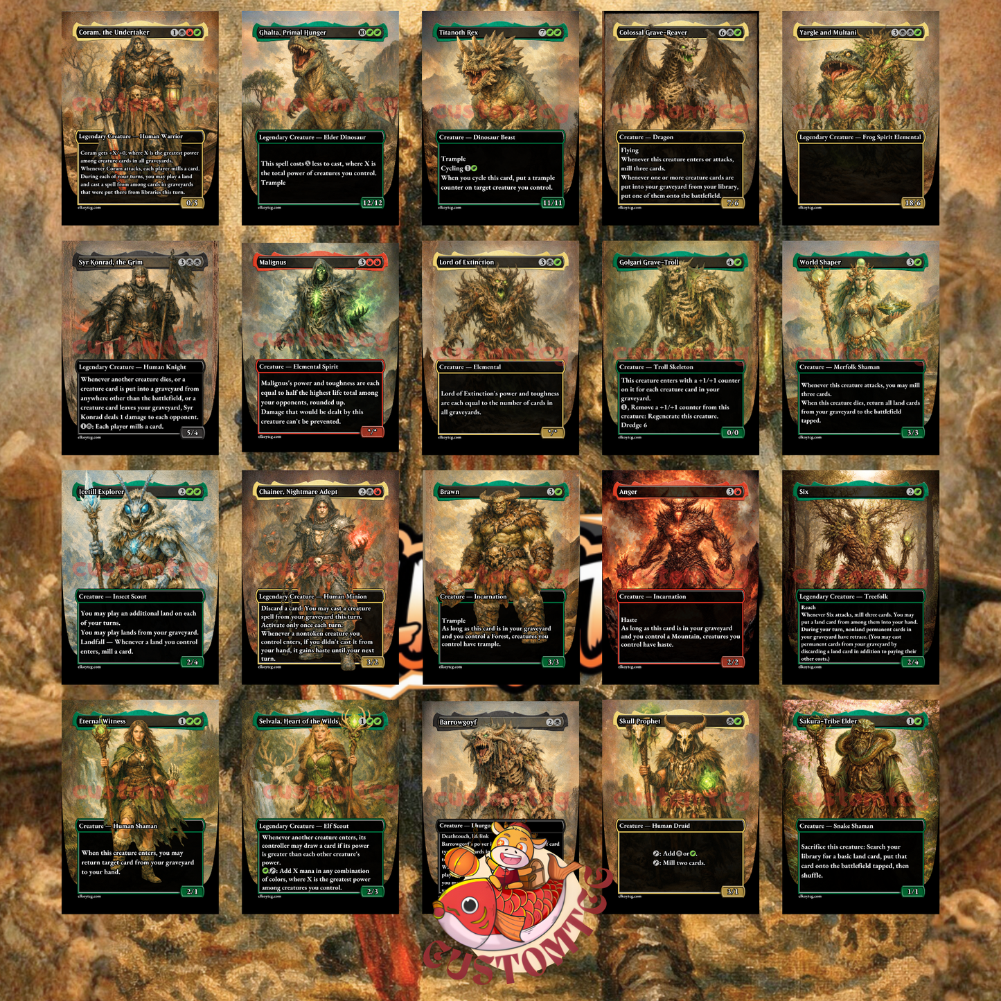 Coram, the Undertaker Custom Deck