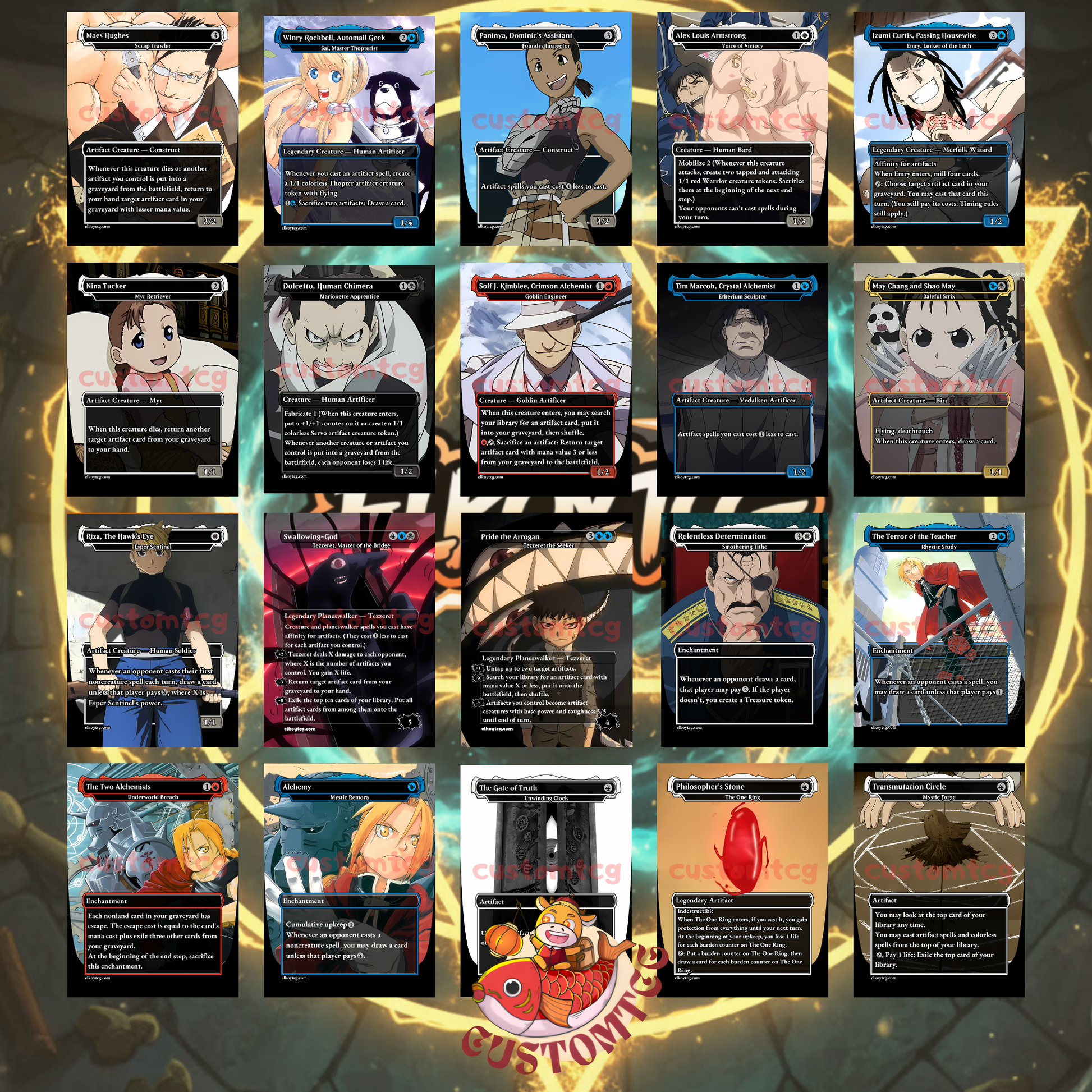 Fullmetal Alchemist Themed — Breya, Etherium Shaper Custom Commander Deck – ElkoyTCG