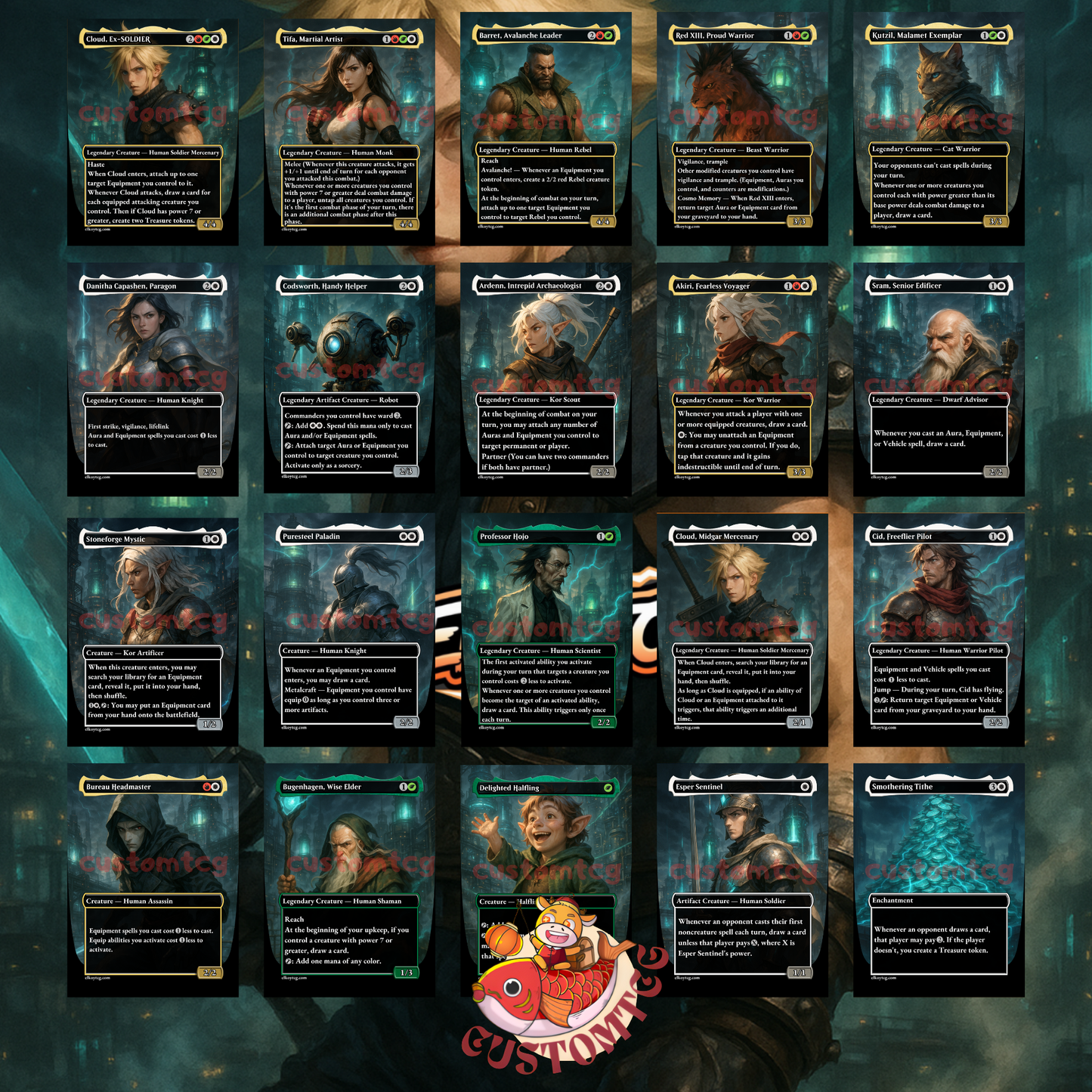 Cloud, Ex-SOLDIER – Custom Deck