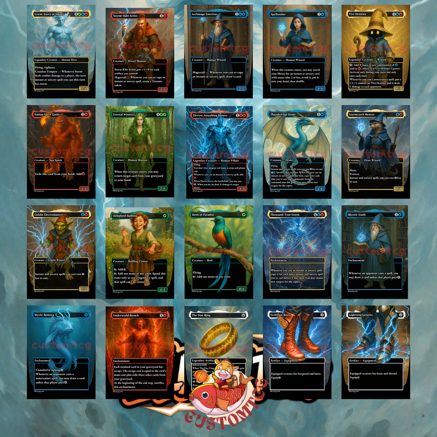 Storm, Force of Nature – Custom Deck